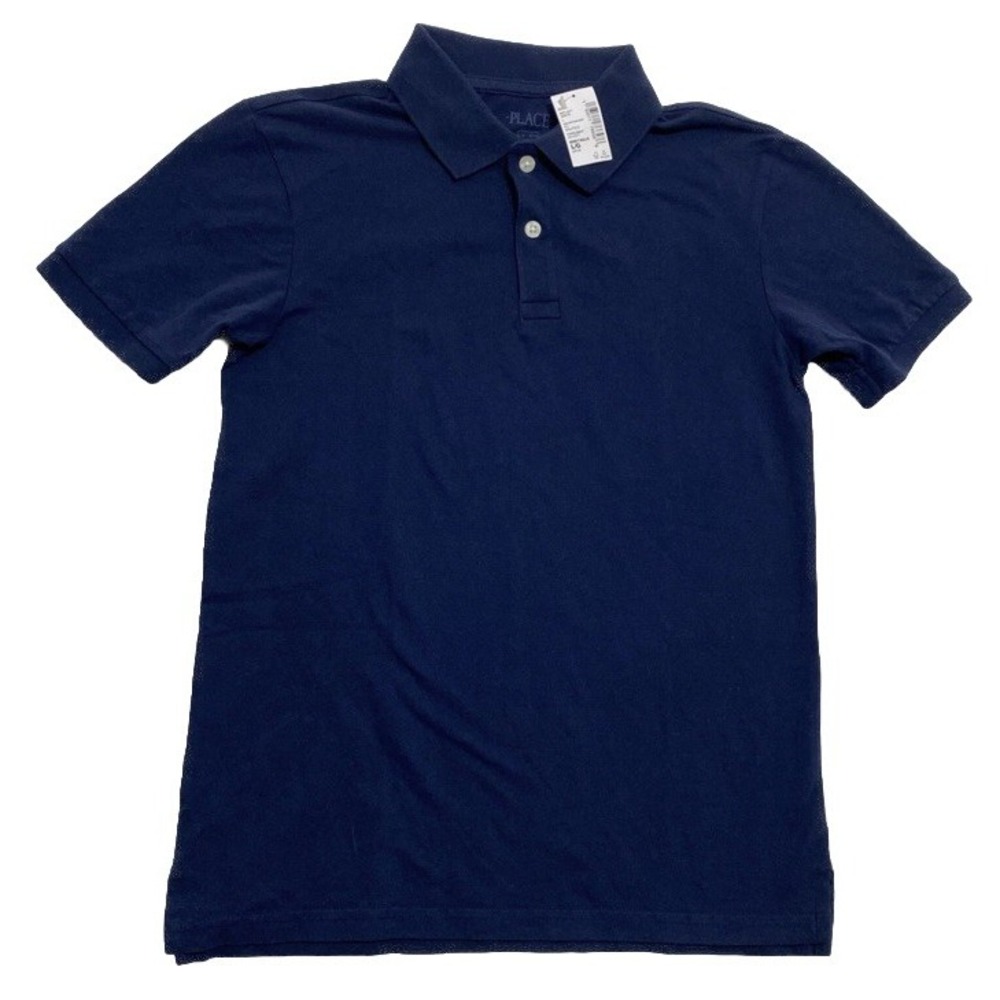 The‎ Children's Place Boys Uniform Polo Nautico Navy Blue T-shirt Size Medium 8